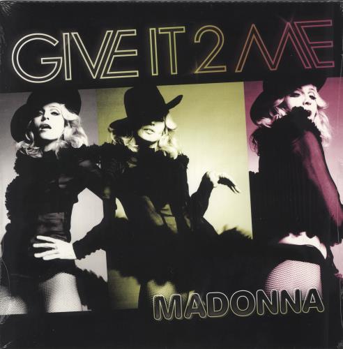 マドンナ　Give It 2 Me　UK盤 限定 ピクチャー12”レコード 美品 MADONNA マドンナ Give It 2 Me UK盤 限定 ピクチャー12